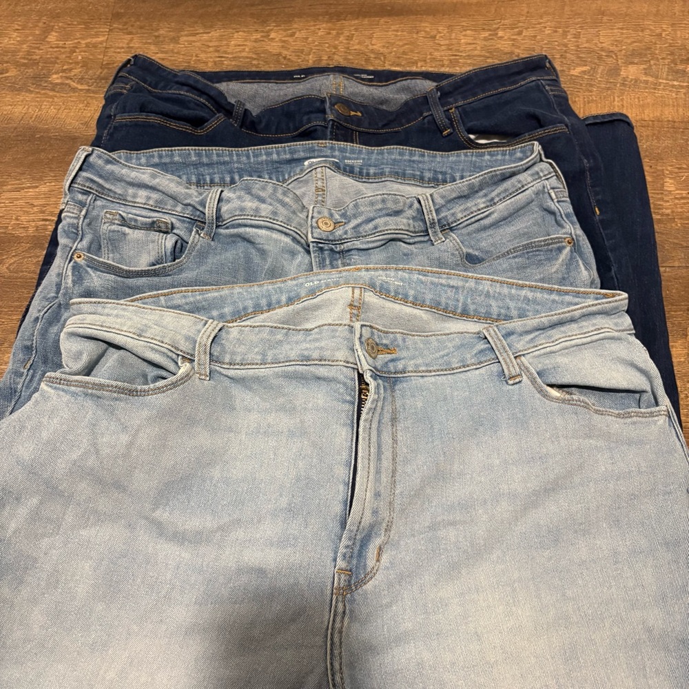 BUNDLE size 18 Oldnavy Blue Jeans